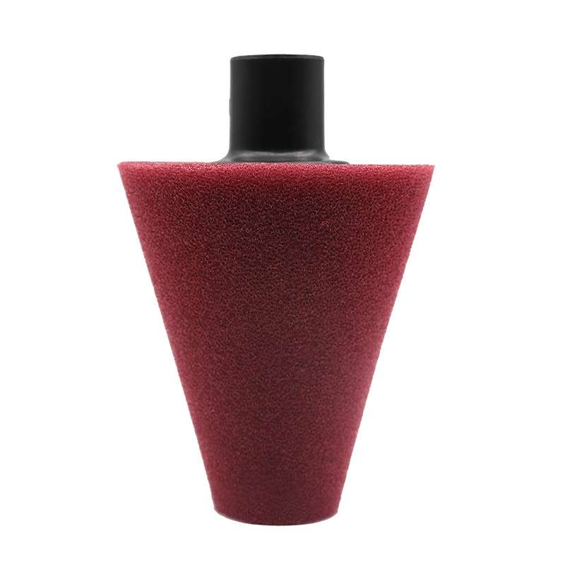 Car Cone Wheel Polishing Sponge M14 Detail Waxing Sponge Wheel(Yellow)