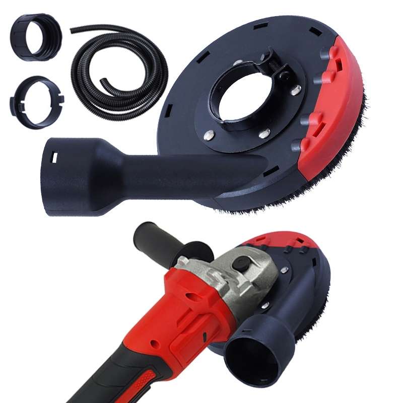 Diamond Grinding Wheel Stone Concrete Angle Grinder Dust Cover, Model: Type 125 Dust Cover+2m Dust P