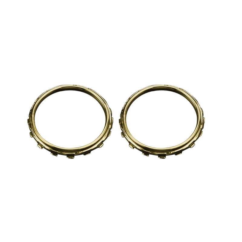 For Xbox One Elite 1pair 3D Replacement Ring Handle Accessories, Color: Gold Plating