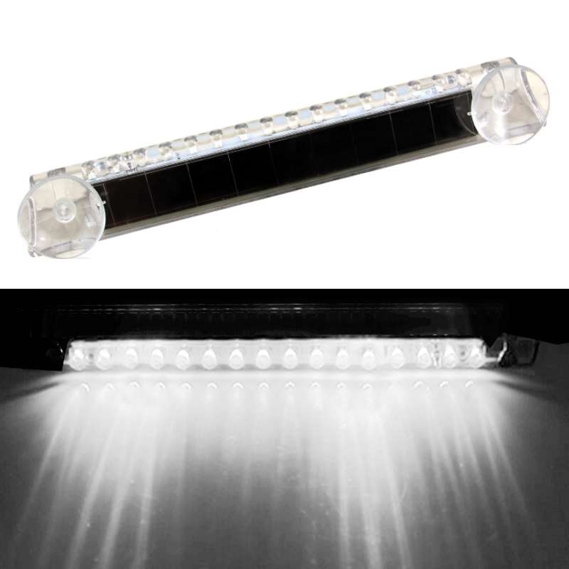 Wiring Free Rear Window Solar LED Sensor Car Warning Light(Color)