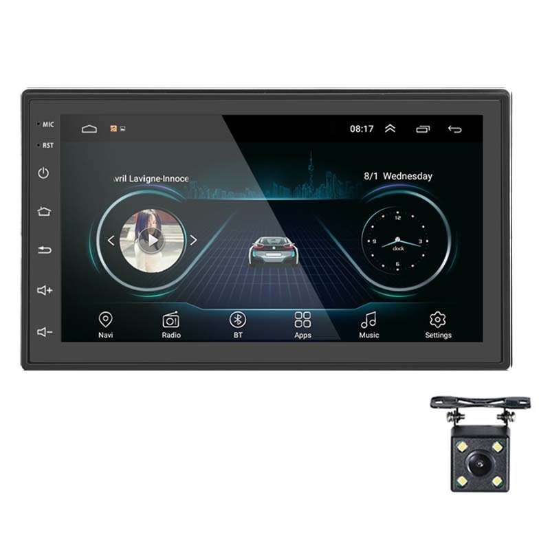 A2222KT 7 Inch Android Navigation WiFi Version 1+32G GPS Bluetooth 2.5D Screen Car Central Control M