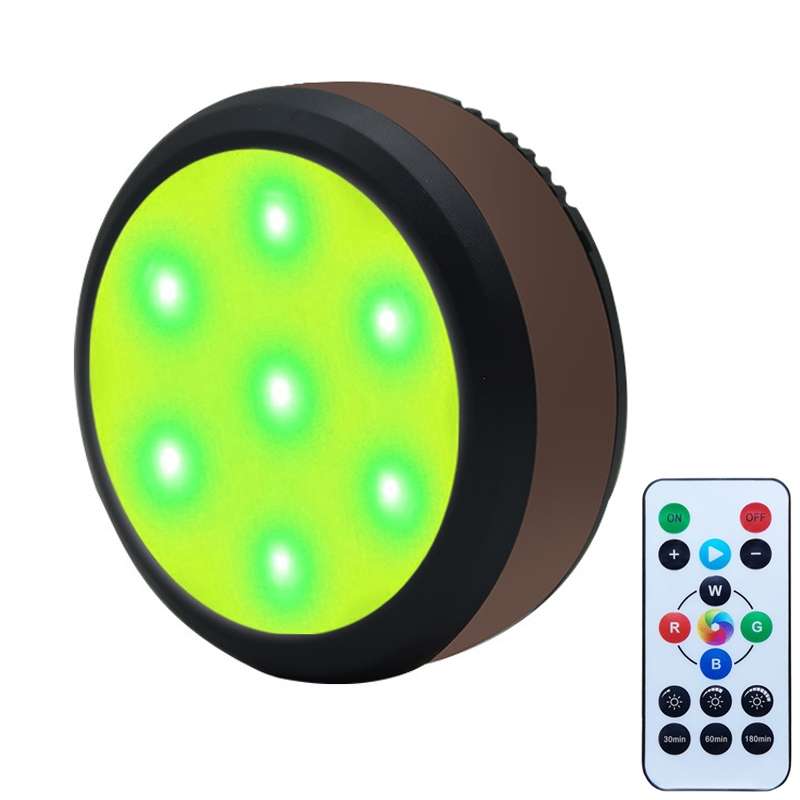 TL009-RGB Wireless Timer Dimming Night Lights Party RGB Atmosphere Lights with Remote Control(White)
