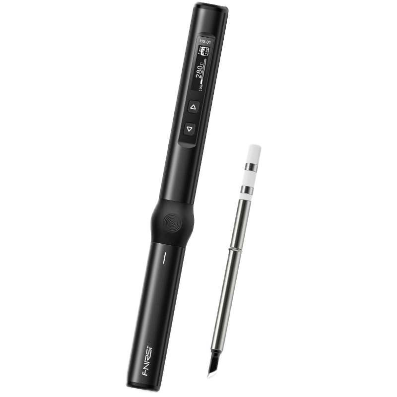 FNIRSI HS-01 Smart Soldering Iron Digital Display Portable Mini Soldering Station(Blue KR)