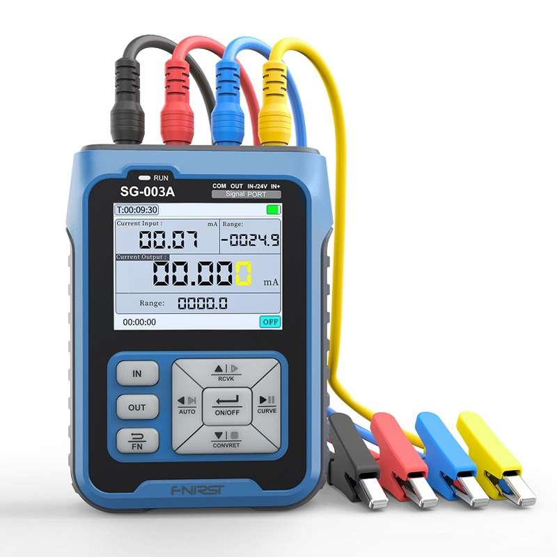 FNIRSI SG-003A Multifunctional PWM Signal Generator 4-20ma Voltage Current Calibrator, EU Plug(Blue)