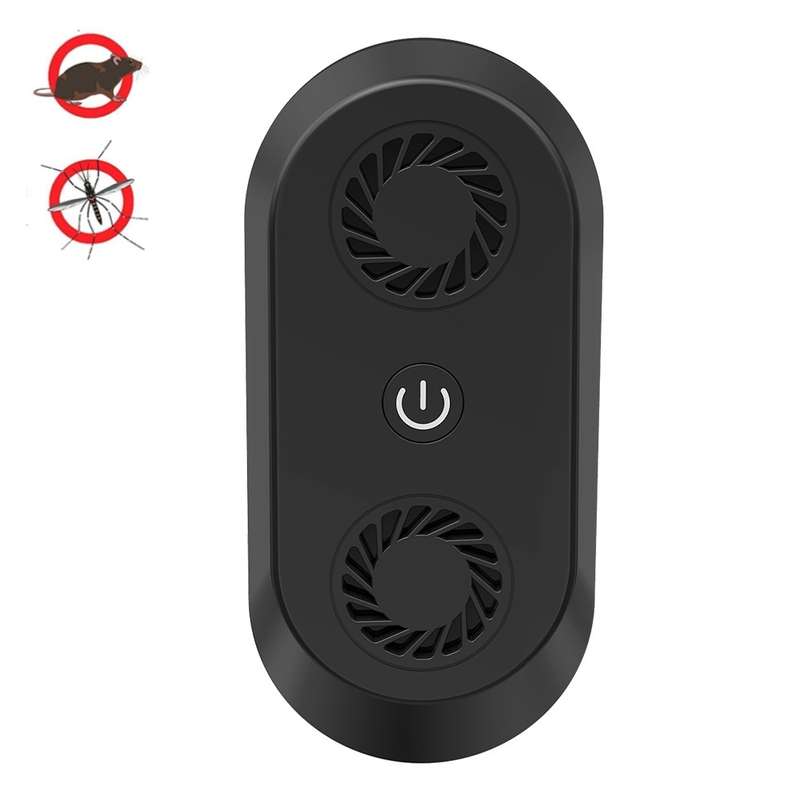 Ultrasonic Mosquito Repellent Multifunctional Electronic Insect Repellent US Plug(White)