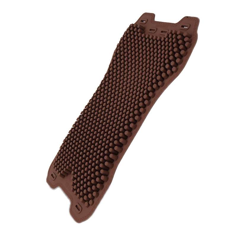 Silicone Car Summer Breathable Cool Pad, Color: Lumbar Cushion Coffee