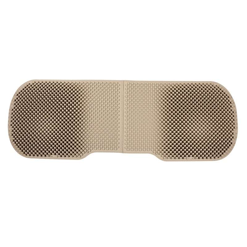 Silicone Car Seat Cushion Summer Breathable Cool Pad, Color: Rear Cushion Apricot