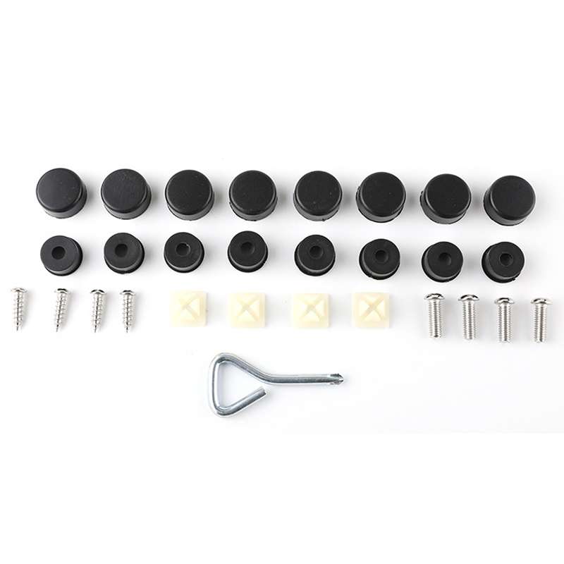 For North American Models Silicone License Plate Frame, Specification: Screw Accessories