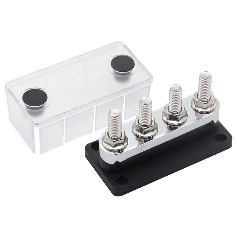 600A 48V RV&Ship Modification 4-way Large Electric DC Busbar(AOA4713CR-M10)
