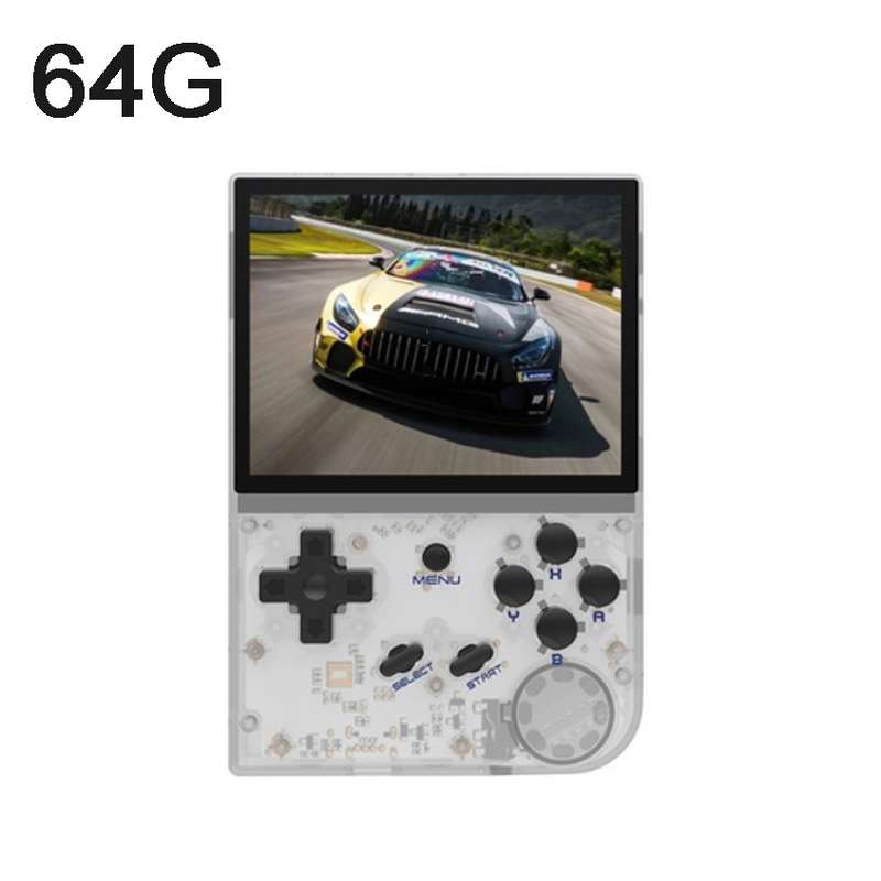 ANBERNIC RG35XX 3.5-inch Retro Handheld Game Console Open Source Game Player 64G 5000+ Games(Grey)