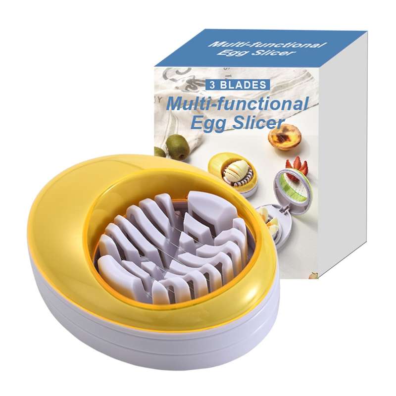 3-in-1 Kitchen Egg Slicer for Strawberry, Mushroom, Bananas , and Other Soft Fruit(Green)
