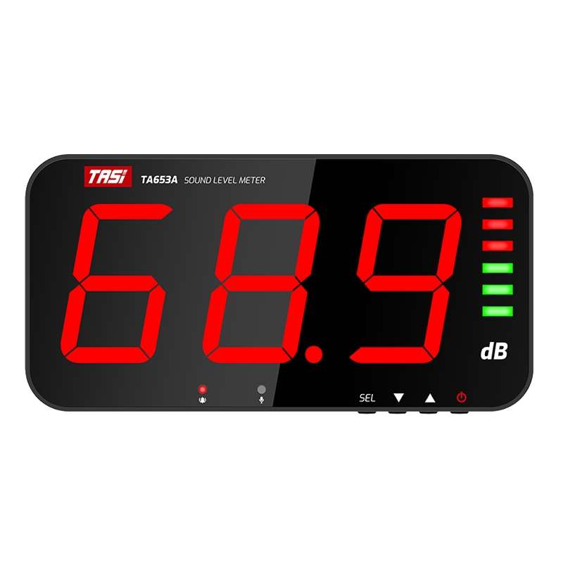 TASI TA653A Large Screen Wall-Mounted Noise Meter Decibel Detector