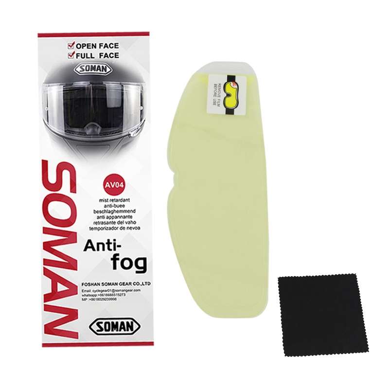 SOMAN Motorcycle Helmet Universal Lens Anti-Fog Film(1pcs)
