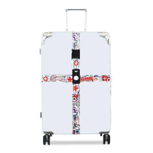 Luggage Cross Customs Lock Binding Strap, Color: Color Signs (Ordinary)