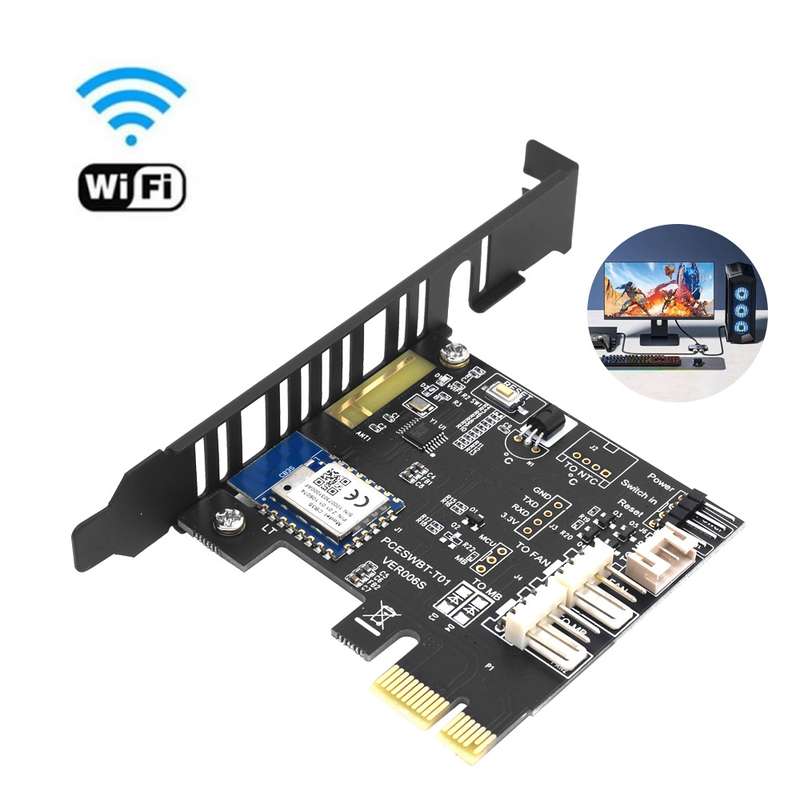 2.4G WIFI Computer Remote Boot Card Remote Control Wireless Switch Module Work With Google Home Tmal