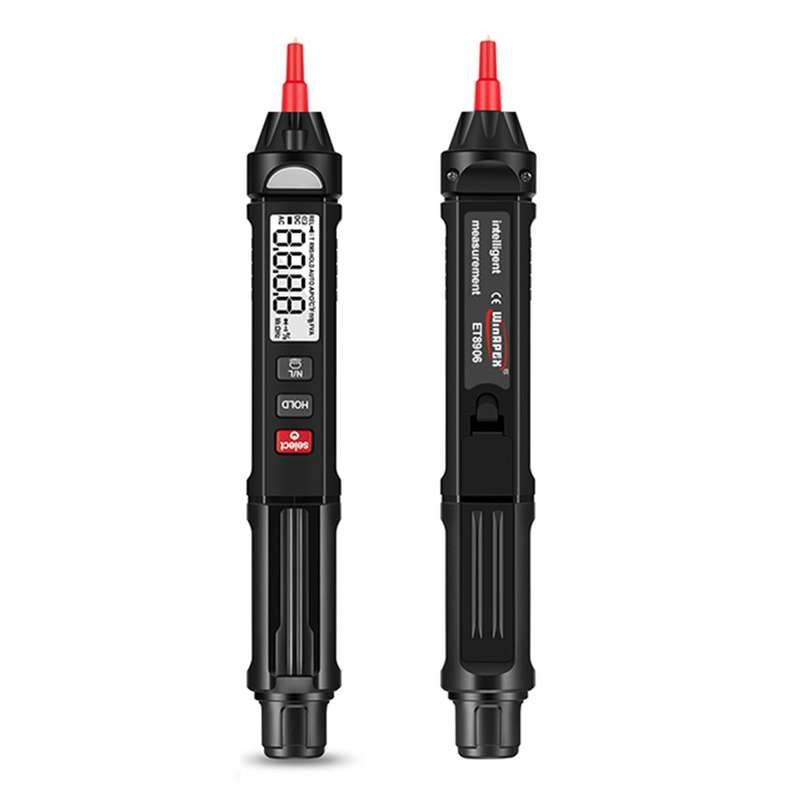 WinAPEX ET8906 Digital Multimeter Voltage Test Pen Capacitance Meter Diode NVC Tester