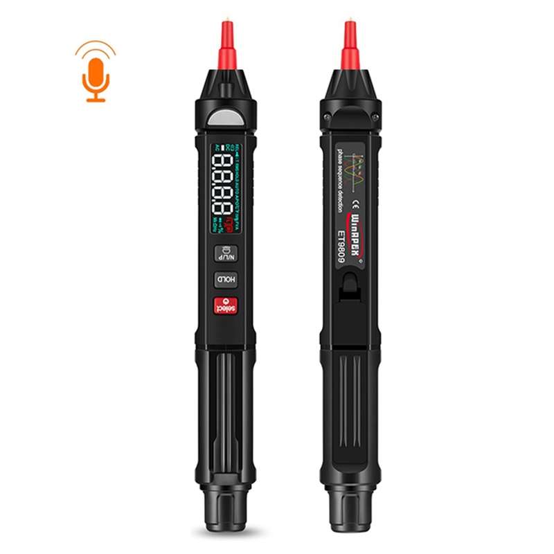 WinAPEX ET8909 Digital Multimeter Voltage Test Pen Capacitance Meter Diode NVC Tester