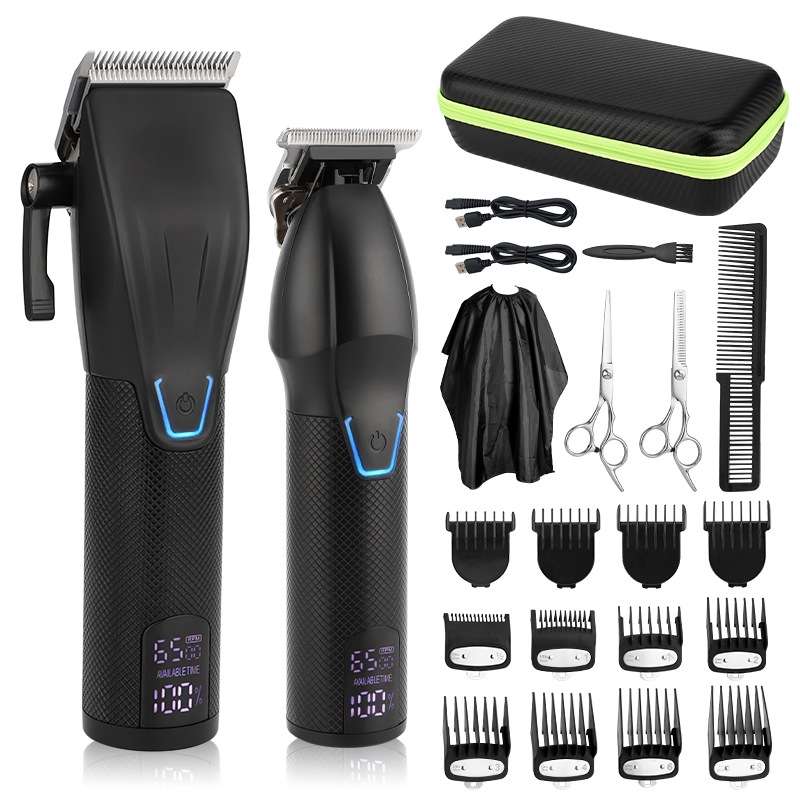 Men Electric Haircutting Tools Set Sculpting Electric Clipper(Gold)