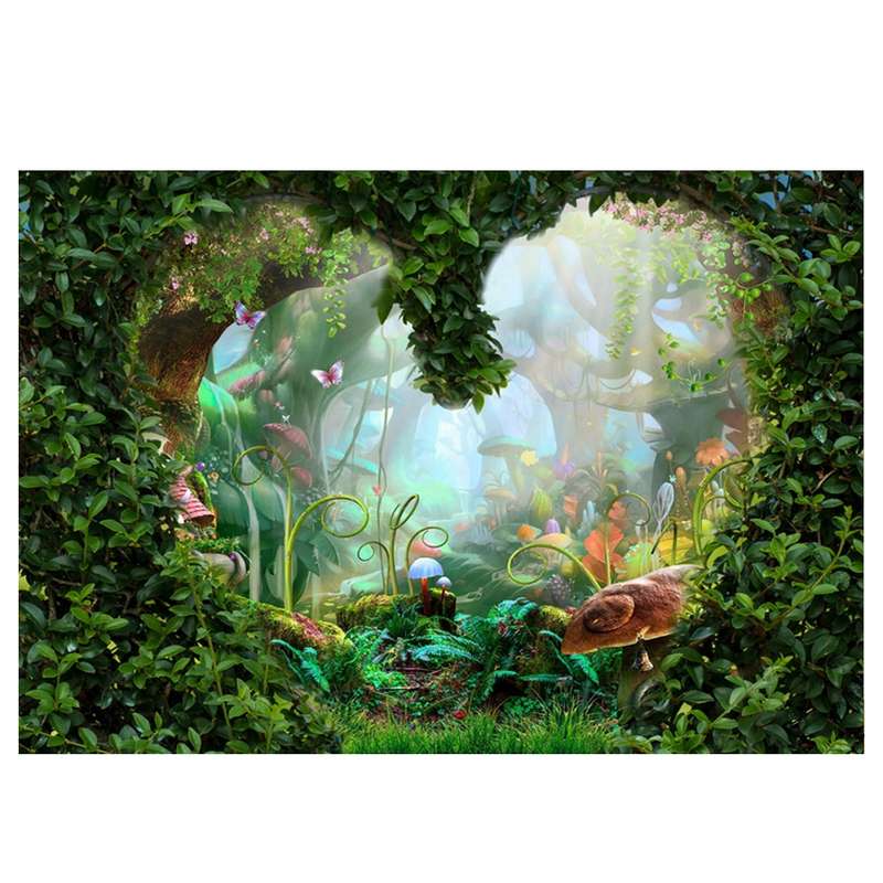 150 X 210cm Fantasy Forest Photography Background Cloth Cartoon Kids Party Decoration Backdrop(605)