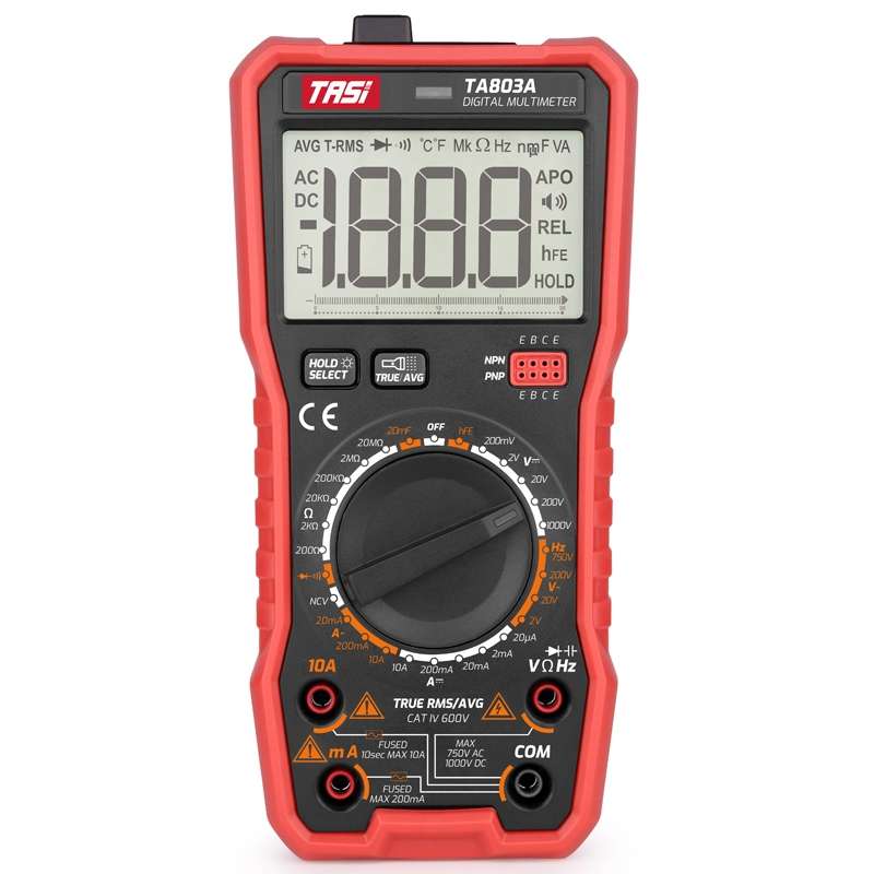 TASI TA803A Digital High Precision Multimeter Digital Display Household Multifunction Electrician Mu