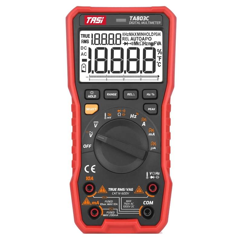 TASI TA803C Digital High Precision Multimeter Digital Display Household Multifunction Electrician Mu