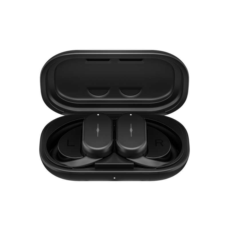 HD313 Earhook OWS Noise Reduction Bluetooth Earphone Subwoofer Sport Wireless Headset(White)