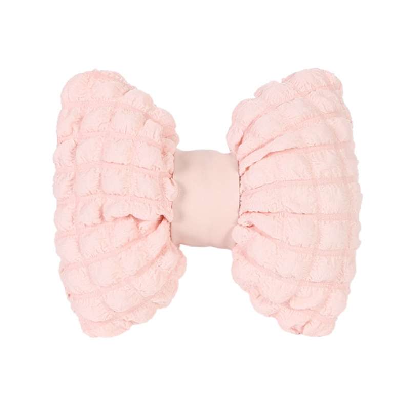 Car Seat Breathable And Comfortable Puff Pillow Upholstery, Color: Headrest Pink