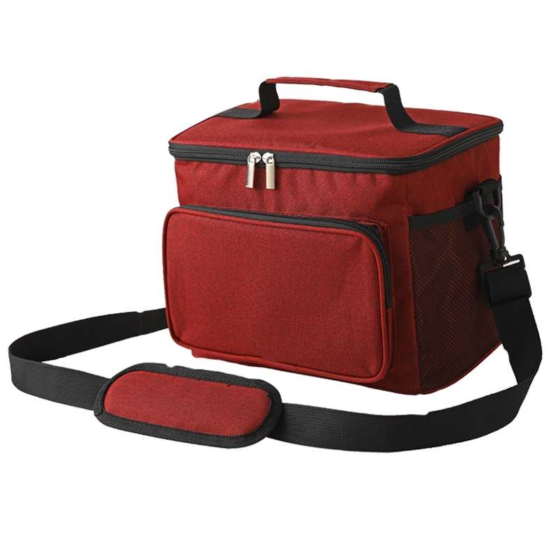 10L Waterproof Oxford Cloth Picnic Bag Outdoor Ice Pack Thickened Portable Insulation Bag(Gray)
