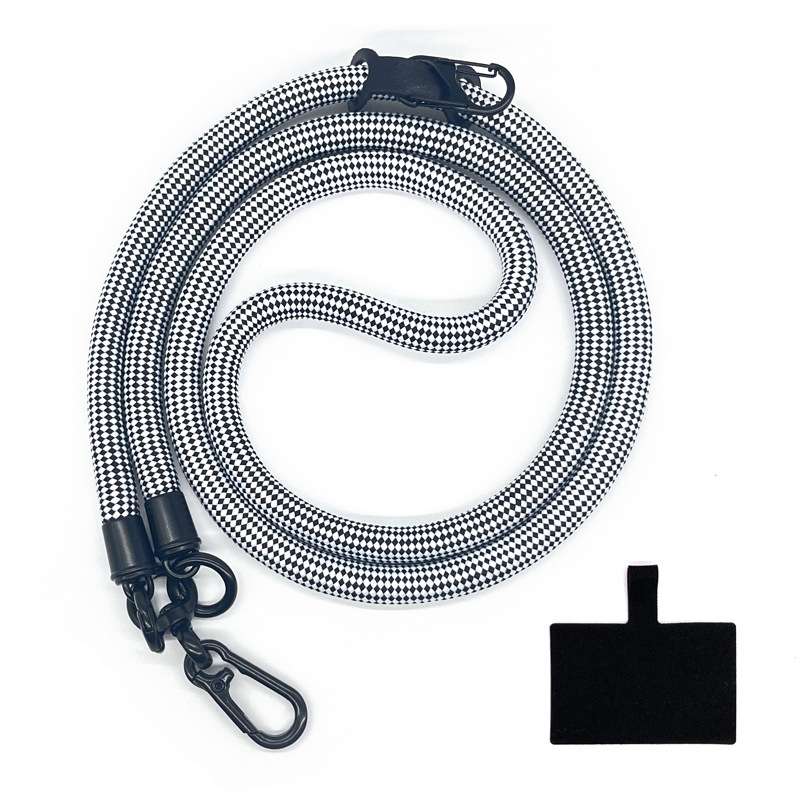 10mm Thick Rope Mobile Phone Lanyard Spacer Adjustable Anti Theft Phone Strap(NO.13 Camel Color)
