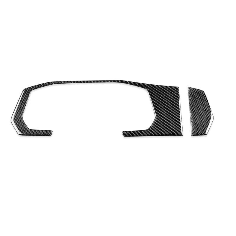 For Volkswagen Sagitar 2019-2023 2pcs /Set Left-hand Drive Dashboard Decoration Stickers(Black)