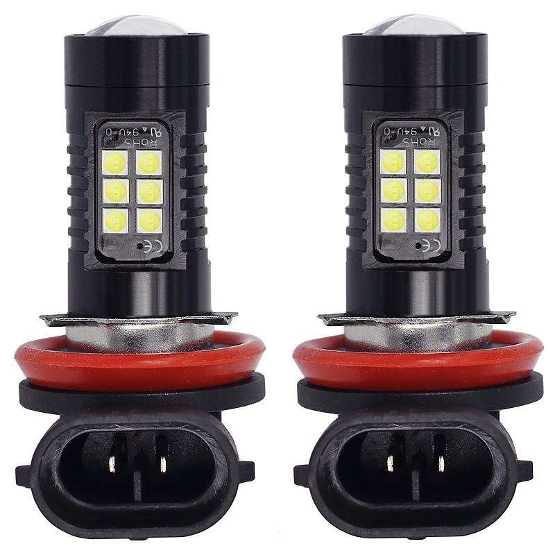 1pair Automotive High-power LED White Light Fog Lamp(H11)