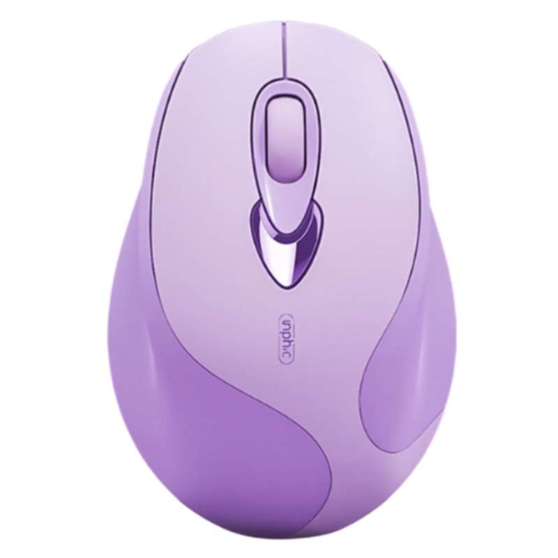 Inphic M8 Wireless Mouse Charging Quiet Office Home 2.4G USB Mouse(Milk Tea)