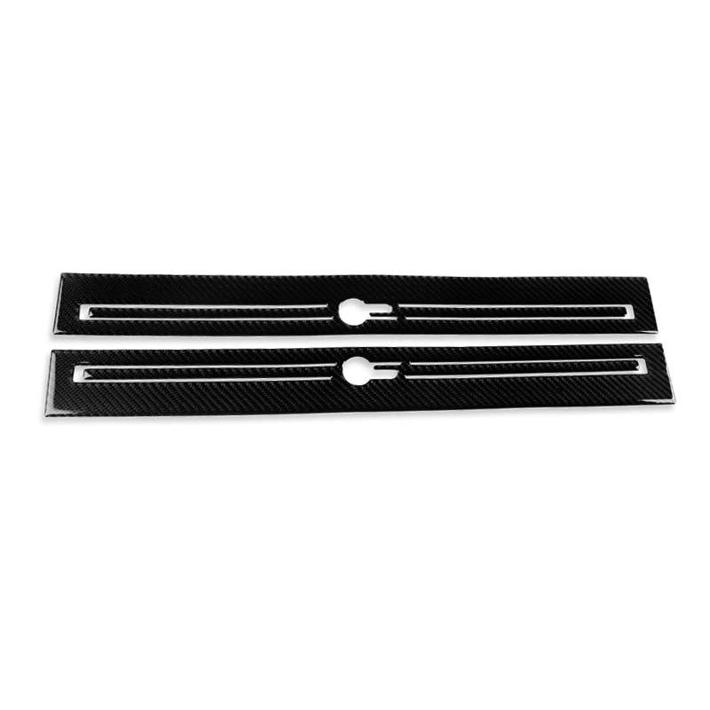 For Jaguar F-TYPE 2013+ Left And Right Drive Universal Door Sill Decorative Sticker(Black)