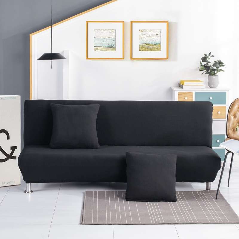 Armless Stretch Sofa Bed Cover All Inclusive Folding Sofa Bed Cover Shade, Size: XL For 195-225cm So