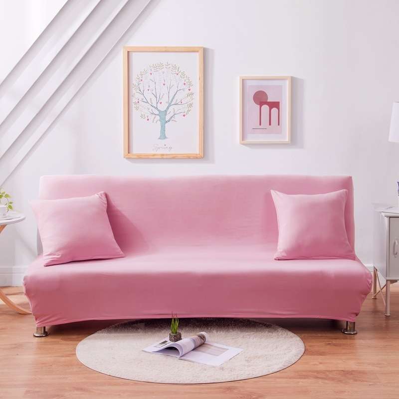 Armless Stretch Sofa Bed Cover All Inclusive Folding Sofa Bed Cover Shade, Size: XL For 195-225cm So