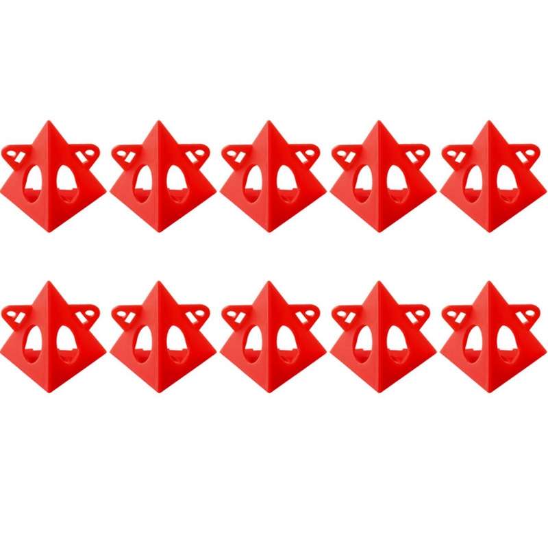 10pcs/Pack Woodworking Paint Pyramid Stands Cone Support Stand(Champagne)