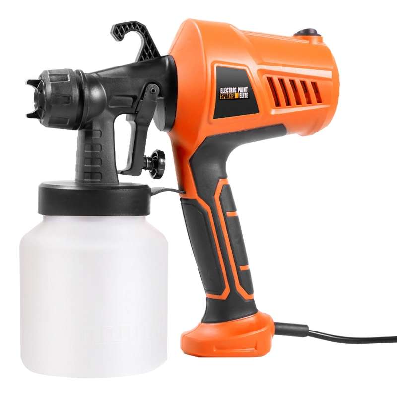 HILDA High Voltage Motorized Paint Spray Tool Portable And Detachable, Specification: EU Plug Orange