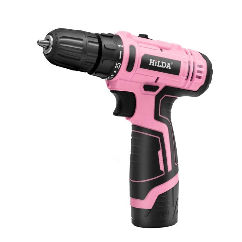 HILDA 12V Cordless Impact Drill Electrical Screwdriver, Plug: US Plug