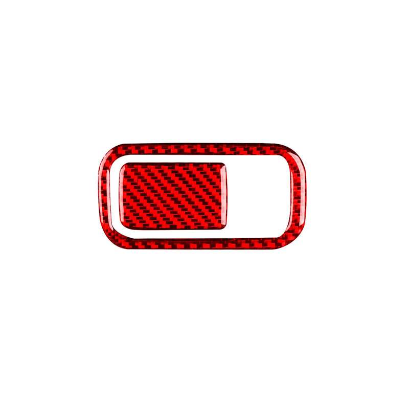 For Volkswagen Sagitar 2019-2023 2pcs /Set Left-hand Drive Co-pilot Handle Panel Sticker(Red)