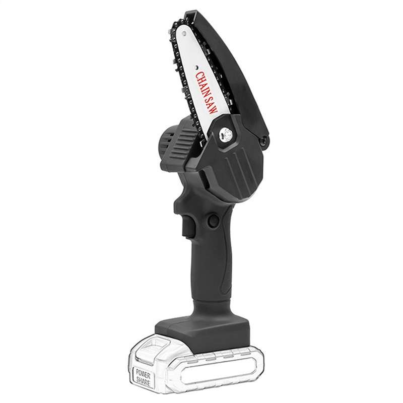 HILDA Rechargeable Cordless Mini Electrical Chain Saw Logging Tools(Black)