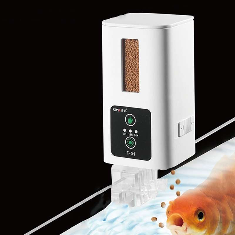 XINMA F-01 400ml Fish Tank Automatic Feeding Device Aquarium Intelligente Timing High-capacity Fish