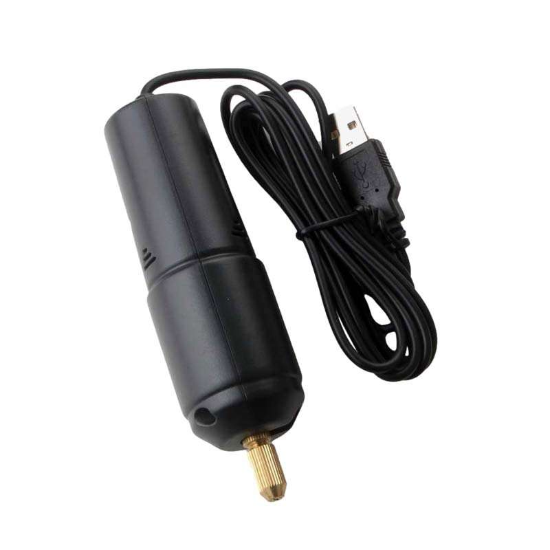 USB Interface 360 Mini Electric Drill Manual Glue Drilling Electric Drill, Set: Bare Metal