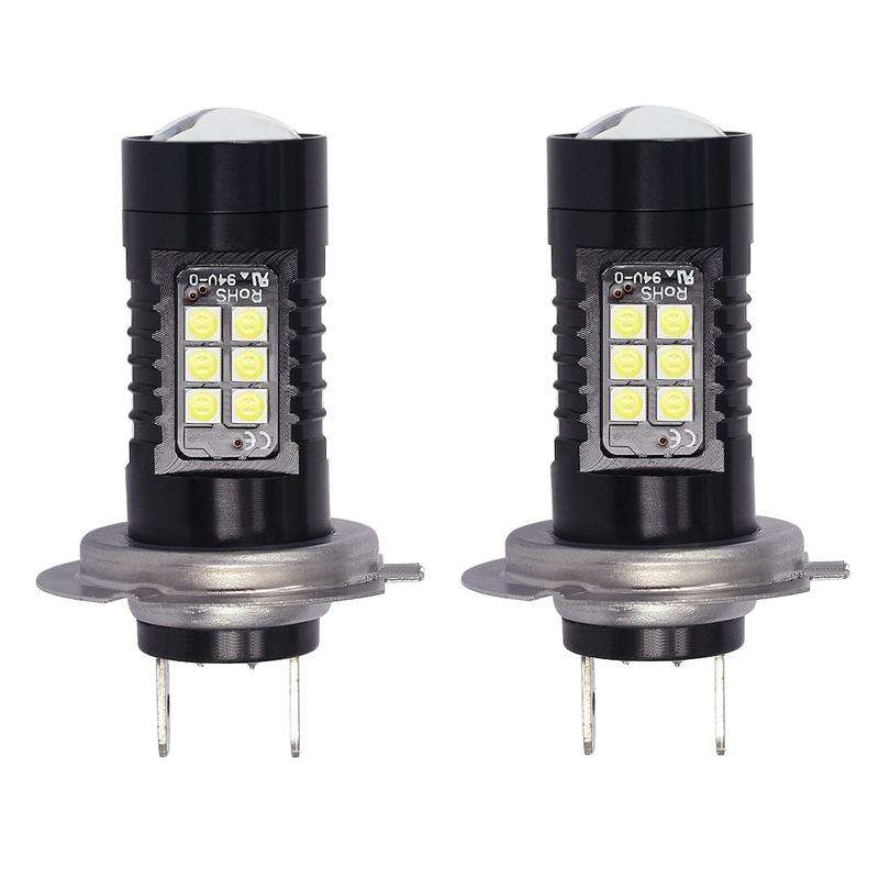1pair Automotive High-power LED White Light Fog Lamp(H7)