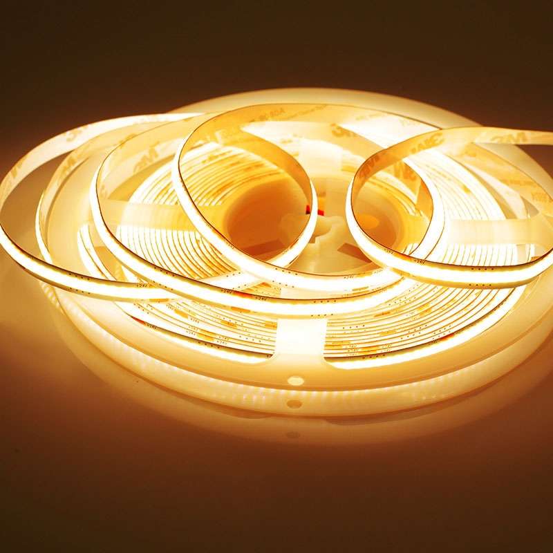 1m 24V 8mm Wide COB Adhesive Decorative LED Light Strip, Specification: 480 Beads-14W-90 Display(600