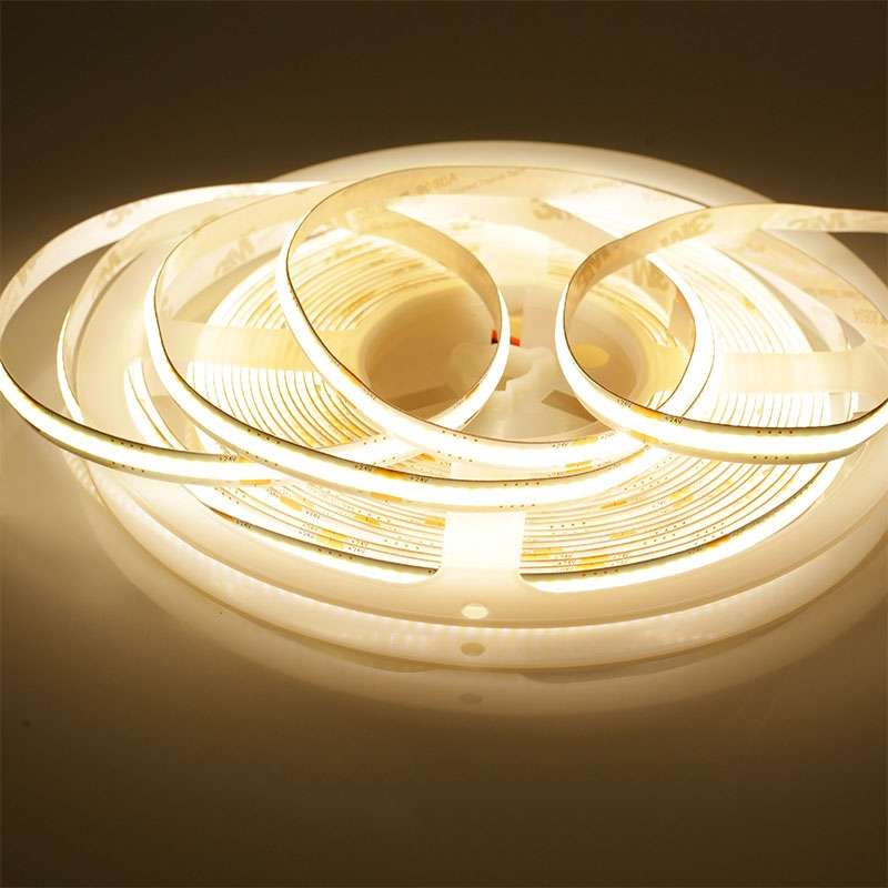 1m 24V 8mm Wide COB Adhesive Decorative LED Light Strip, Specification: 480 Beads-14W-90 Display(600
