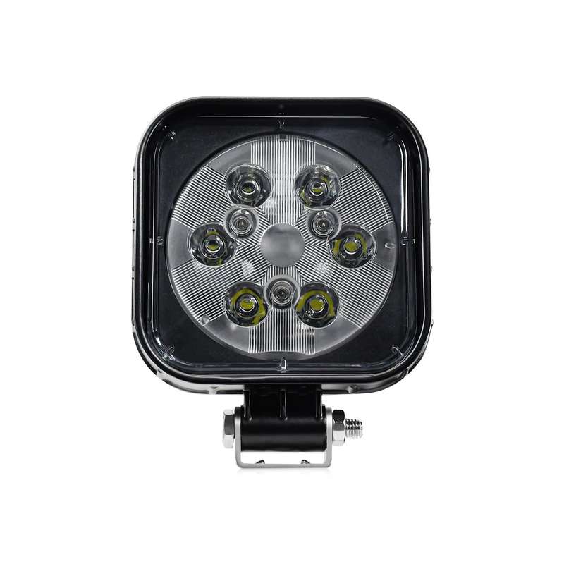 4 Inch Square Mixed Luminous Aluminum Alloy Car Work Light(Sigle)