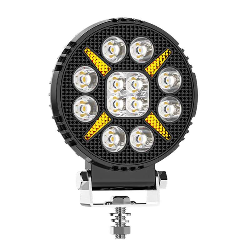 4 Inch Round Mixed Luminous X-shaped Angel Eye Car Work Light(X9)