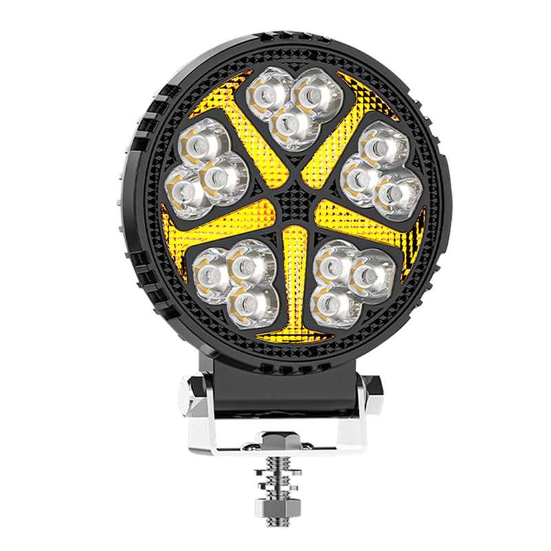 4 Inch Round Mixed Luminous Windmill Angel Eye Car Work Light(X7)