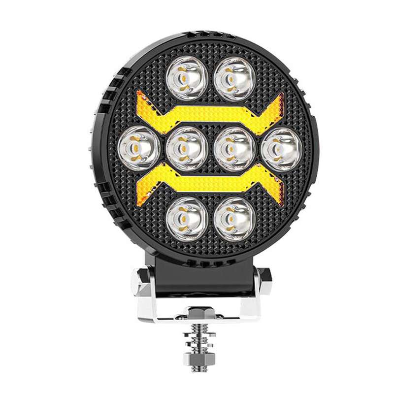 4 Inch Round Mixed Luminous Arch Bridge Angel Eye Car Work Light(X5)