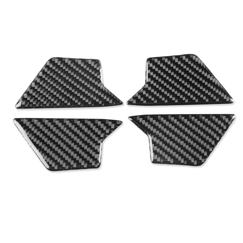 For Volkswagen Sagitar 2019-2023 4pcs /Set Left-hand Drive Door Inner Bowl Sticker(Black)